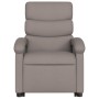 Reclining massage chair with lift in gray taupe fabric by , Armchairs - Ref: Foro24-3203998, Price: 294,82 €, Discount: %