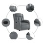 Sillón reclinable elevable eléctrico de cuero sintético gris de , Sillones - Ref: Foro24-3205281, Precio: 352,99 €, Descuento: %