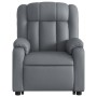 Sillón reclinable elevable eléctrico de cuero sintético gris de , Sillones - Ref: Foro24-3205281, Precio: 352,99 €, Descuento: %