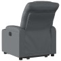 Sillón reclinable elevable eléctrico de cuero sintético gris de , Sillones - Ref: Foro24-3206616, Precio: 332,00 €, Descuento: %