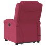 Sillón reclinable de masaje elevable terciopelo rojo tinto de , Sillones - Ref: Foro24-3204316, Precio: 288,57 €, Descuento: %