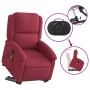 Sillón reclinable de masaje elevable terciopelo rojo tinto de , Sillones - Ref: Foro24-3204316, Precio: 288,57 €, Descuento: %