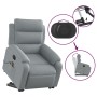 Light gray fabric electric reclining and lifting massage chair by , Armchairs - Ref: Foro24-3205016, Price: 333,96 €, Discoun...