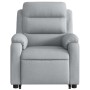 Light gray fabric electric reclining and lifting massage chair by , Armchairs - Ref: Foro24-3205016, Price: 333,96 €, Discoun...