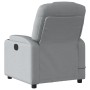 Light gray electric massage recliner chair by , Armchairs - Ref: Foro24-3204356, Price: 286,99 €, Discount: %