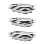 Gastronorm trays 12 units GN 1/3 40 mm stainless steel by vidaXL, Buckets for steam tables - Ref: Foro24-50893, Price: 81,98 ...