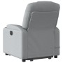 Light gray fabric reclining massage chair by , Armchairs - Ref: Foro24-3204380, Price: 300,14 €, Discount: %