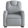 Sillón de masaje reclinable de pie de tela gris claro de , Sillones - Ref: Foro24-3204380, Precio: 300,14 €, Descuento: %