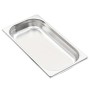 Gastronorm trays 12 units GN 1/3 40 mm stainless steel by vidaXL, Buckets for steam tables - Ref: Foro24-50893, Price: 81,98 ...