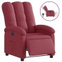 Sillón reclinable eléctrico tela rojo tinto de , Sillones - Ref: Foro24-3204071, Precio: 256,22 €, Descuento: %