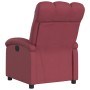 Sillón reclinable eléctrico tela rojo tinto de , Sillones - Ref: Foro24-3204071, Precio: 256,22 €, Descuento: %