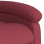 Sillón reclinable eléctrico tela rojo tinto de , Sillones - Ref: Foro24-3204071, Precio: 256,22 €, Descuento: %