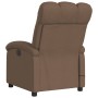 Electric massage recliner chair in brown fabric by , Armchairs - Ref: Foro24-3204084, Price: 255,49 €, Discount: %