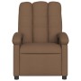 Electric massage recliner chair in brown fabric by , Armchairs - Ref: Foro24-3204084, Price: 255,49 €, Discount: %