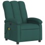 Sillón reclinable de masaje eléctrico tela verde oscuro de , Sillones - Ref: Foro24-3204086, Precio: 271,46 €, Descuento: %