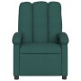 Sillón reclinable de masaje eléctrico tela verde oscuro de , Sillones - Ref: Foro24-3204086, Precio: 271,46 €, Descuento: %