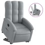 Sillón reclinable elevable de tela gris claro de , Sillones - Ref: Foro24-3204092, Precio: 257,91 €, Descuento: %