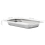 Gastronorm trays 12 units GN 1/3 40 mm stainless steel by vidaXL, Buckets for steam tables - Ref: Foro24-50893, Price: 81,98 ...