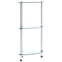 3-tier transparent tempered glass shelf 30x30x67 cm by vidaXL, Bookcases and shelves - Ref: Foro24-249514, Price: 35,97 €, Di...