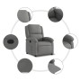 Sillón reclinable eléctrico de tela gris oscuro de , Sillones - Ref: Foro24-3204141, Precio: 256,21 €, Descuento: %