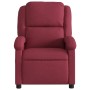 Electric reclining massage armchair in burgundy fabric by , Armchairs - Ref: Foro24-3204155, Price: 270,41 €, Discount: %