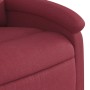 Electric reclining massage armchair in burgundy fabric by , Armchairs - Ref: Foro24-3204155, Price: 270,41 €, Discount: %