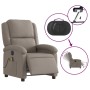 Electric massage recliner taupe gray fabric by , Armchairs - Ref: Foro24-3204160, Price: 271,56 €, Discount: %