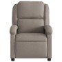 Electric massage recliner taupe gray fabric by , Armchairs - Ref: Foro24-3204160, Price: 271,56 €, Discount: %