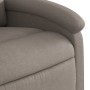 Electric massage recliner taupe gray fabric by , Armchairs - Ref: Foro24-3204160, Price: 271,56 €, Discount: %