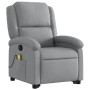 Sillón de masaje reclinable de pie de tela gris claro de , Sillones - Ref: Foro24-3204176, Precio: 295,53 €, Descuento: %