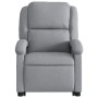 Sillón de masaje reclinable de pie de tela gris claro de , Sillones - Ref: Foro24-3204176, Precio: 295,53 €, Descuento: %