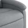 Sillón de masaje reclinable de pie de tela gris claro de , Sillones - Ref: Foro24-3204176, Precio: 295,53 €, Descuento: %