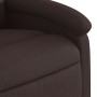 Silla de masaje reclinable de pie de tela marrón oscuro de , Sillones - Ref: Foro24-3204181, Precio: 290,78 €, Descuento: %