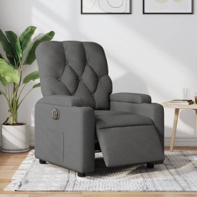 Sillón reclinable eléctrico de tela gris oscuro de , Sillones - Ref: Foro24-3204687, Precio: 250,60 €, Descuento: %