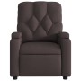 Sillón reclinable eléctrico tela marrón oscuro de , Sillones - Ref: Foro24-3204691, Precio: 251,62 €, Descuento: %