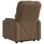 Sillón reclinable elevable de tela marrón de , Sillones - Ref: Foro24-3204714, Precio: 271,91 €, Descuento: %