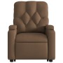 Sillón reclinable elevable de tela marrón de , Sillones - Ref: Foro24-3204714, Precio: 271,91 €, Descuento: %