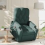 Sillón reclinable elevable tela verde oscuro de , Sillones - Ref: Foro24-3204716, Precio: 271,91 €, Descuento: %