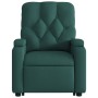 Sillón reclinable elevable tela verde oscuro de , Sillones - Ref: Foro24-3204716, Precio: 271,91 €, Descuento: %