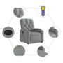 Light gray electric massage recliner chair by , Armchairs - Ref: Foro24-3204698, Price: 274,90 €, Discount: %