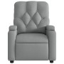 Sillón reclinable de masaje eléctrico tela gris claro de , Sillones - Ref: Foro24-3204698, Precio: 273,99 €, Descuento: %