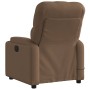 Sillón reclinable de masaje eléctrico tela marrón de , Sillones - Ref: Foro24-3204702, Precio: 264,72 €, Descuento: %