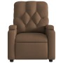 Electric massage recliner brown fabric by , Armchairs - Ref: Foro24-3204702, Price: 264,72 €, Discount: %