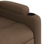 Sillón reclinable de masaje eléctrico tela marrón de , Sillones - Ref: Foro24-3204702, Precio: 264,72 €, Descuento: %