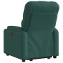 Sillón eléctrico reclinable elevable de tela verde oscuro de , Sillones - Ref: Foro24-3204740, Precio: 312,40 €, Descuento: %