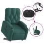 Sillón eléctrico reclinable elevable de tela verde oscuro de , Sillones - Ref: Foro24-3204740, Precio: 312,40 €, Descuento: %