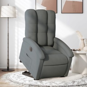 Sillón eléctrico reclinable elevable de tela gris oscuro de , Sillones - Ref: Foro24-3204117, Precio: 310,37 €, Descuento: %