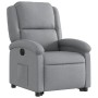 Sillón eléctrico reclinable elevable de tela gris claro de , Sillones - Ref: Foro24-3204188, Precio: 307,74 €, Descuento: %