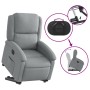 Sillón eléctrico reclinable elevable de tela gris claro de , Sillones - Ref: Foro24-3204188, Precio: 315,01 €, Descuento: %