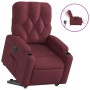 Sillón eléctrico reclinable elevable de tela rojo tinto de , Sillones - Ref: Foro24-3204737, Precio: 312,40 €, Descuento: %